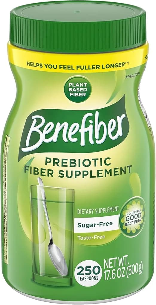 Benefiber Daily Prebiotic Fiber Supplement Powder