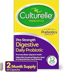 Culturelle Pro Strength Daily Digestive Probiotics Capsules