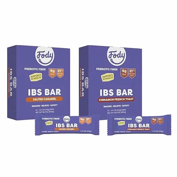 Fody Foods Low FODMAP Snack Bars Variety Pack
