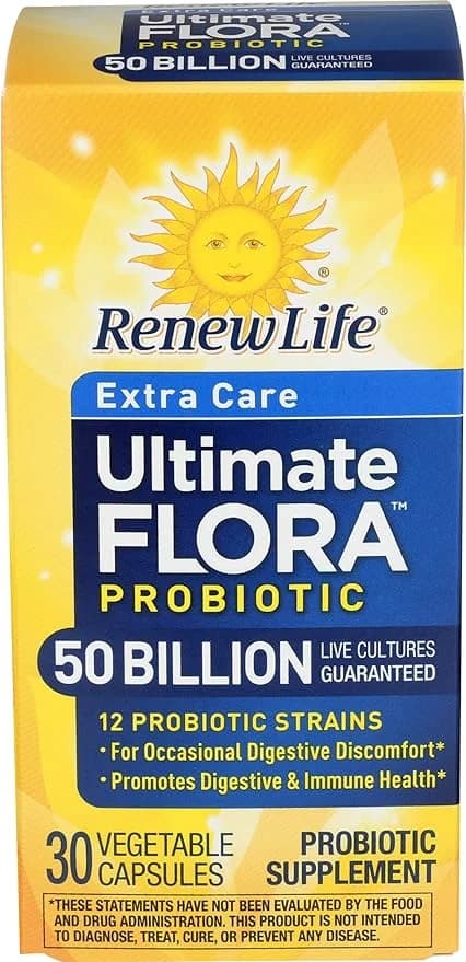 Renew Life Extra Care Digestive Probiotic 50 Billion CFU
