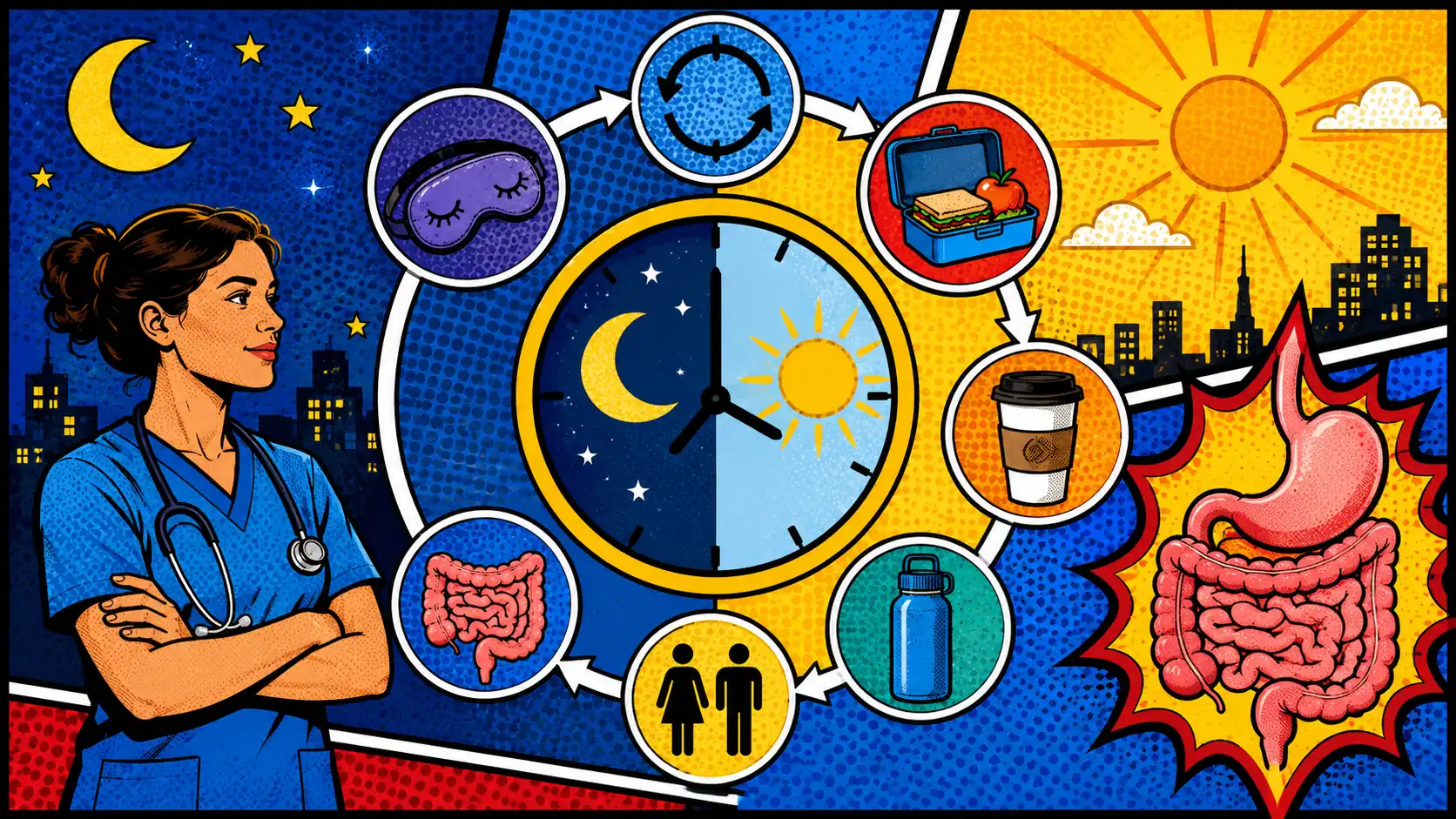 Shift Work, Sleep, Meal Timing, and Gut Symptoms: A Practical IBS Rhythm Plan