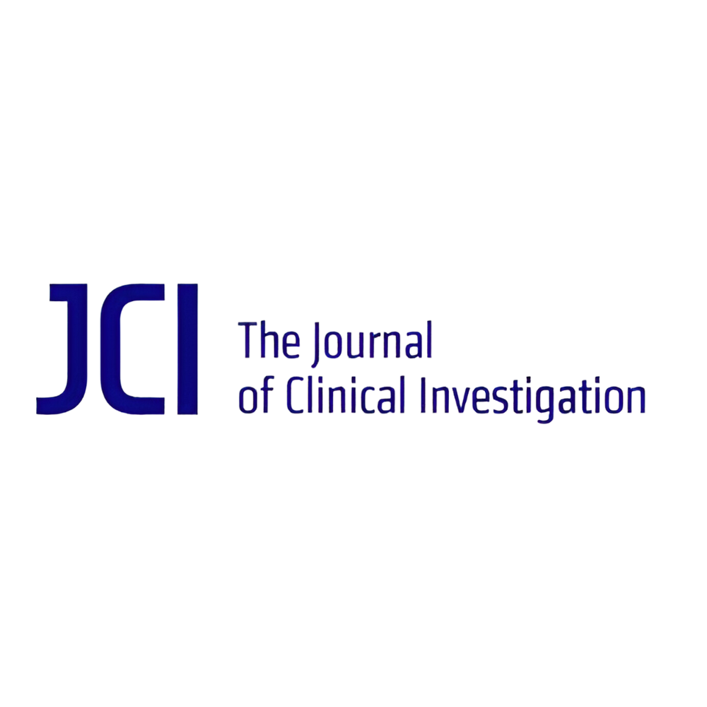 The logo of JCI with blue text, representing a prestigious clinical research journal.