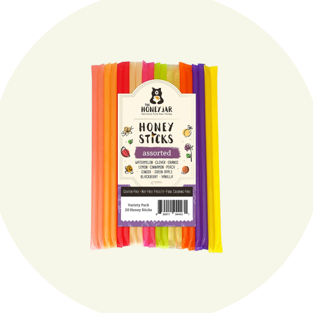 The Honey Jar Raw Honey Sticks