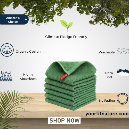 organic-cotton Kitinjoy Dish Cloths & Dish Towels