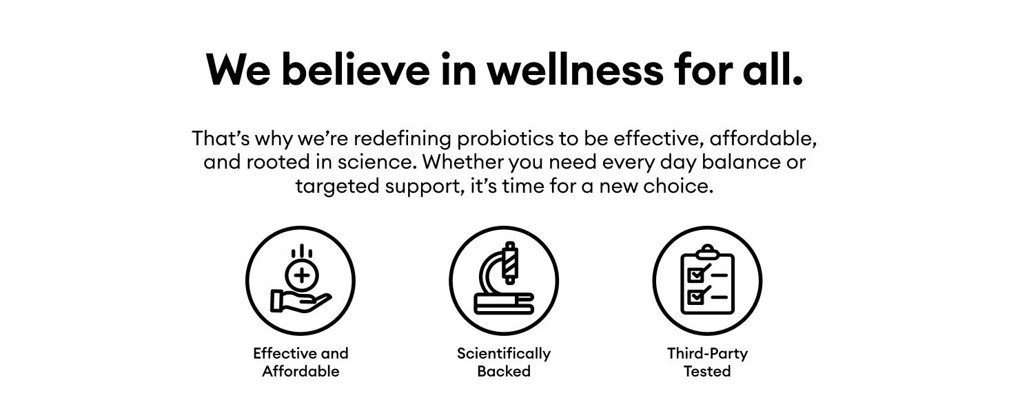 we believe in wellness for all. 