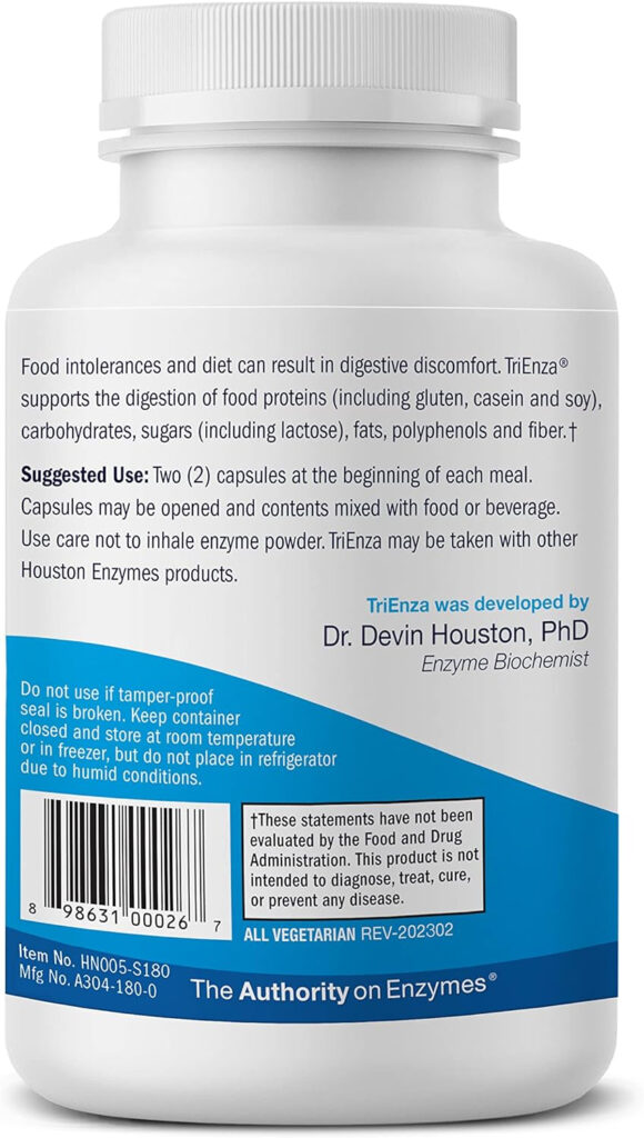 TriEnza Digestive Enzyme for Intolerances