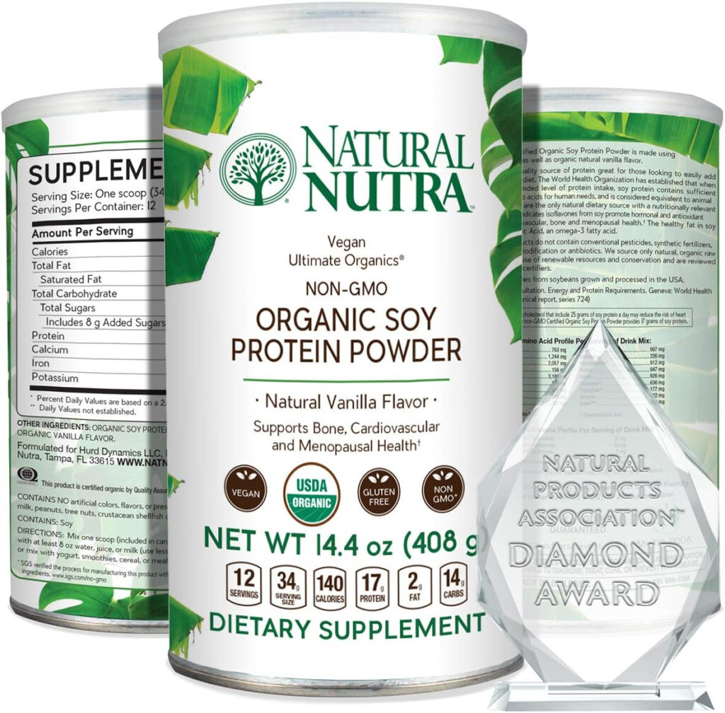 Organic Vegan Soy Protein Powder