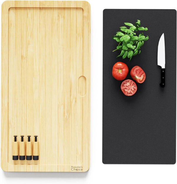 Prosumer's Choice Bamboo Stove Top Cover Board