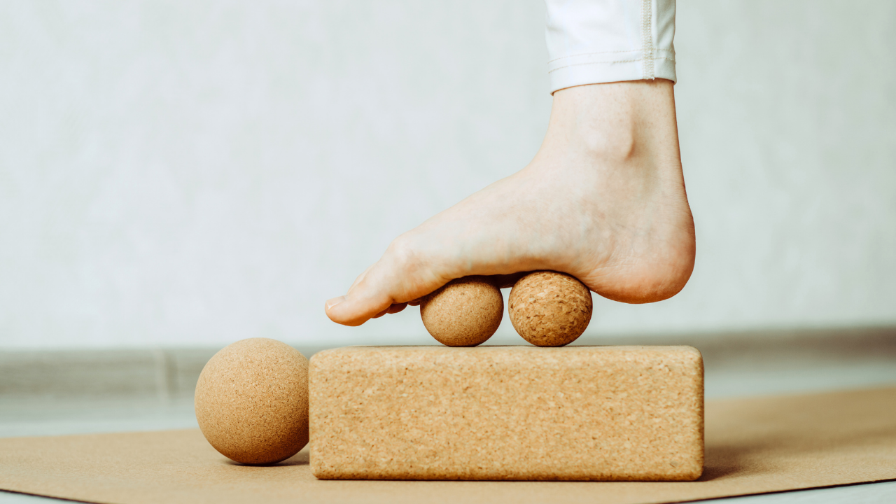 Massage balls for back pain relief