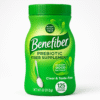 Benefiber prebiotic fiber supplement bottle on white background