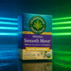 Smooth Move tea box on neon spa surface reflections