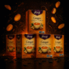 Ginger tea 6-pack amid swirling ginger spice storm